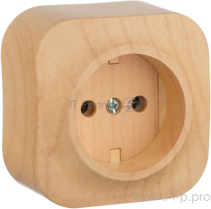 Электроустановочные изделия Legrand Legrand 782270 Розетка без заземления без шторок (Дерево)