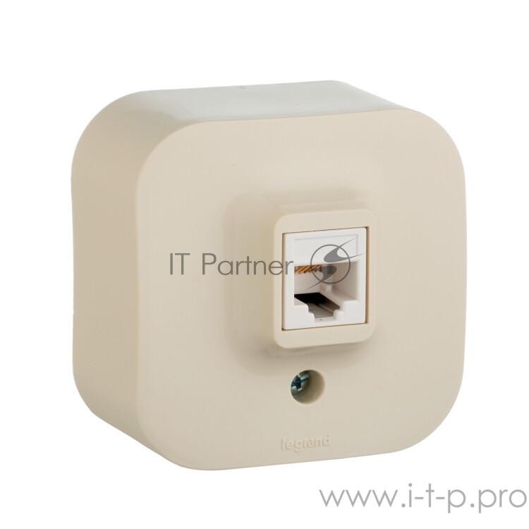 Электроустановочные изделия Legrand Legrand 782244 Розетка RJ11 (Слоновая кость)