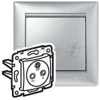 Valena Розетка TV-FM-SAT 10dB окон АЛМ Valena Розетка TV-FM-SAT 10dB окон АЛМ