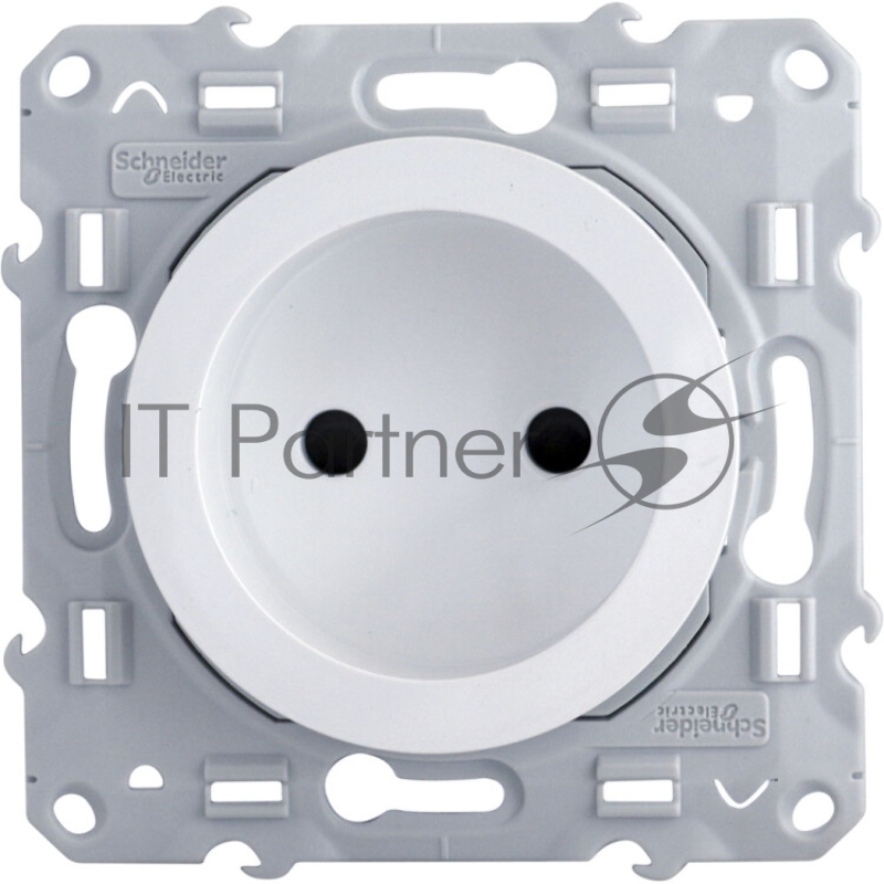 Розетка с шторк бел ODACE Розетка с шторк бел ODACE