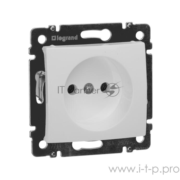 Электроустановочные изделия Legrand Legrand 774416 Розетка Valena без заземления (белый)