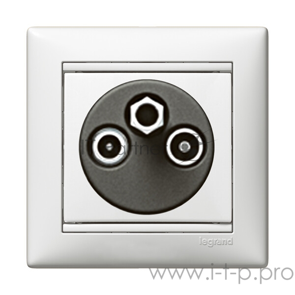 Электроустановочные изделия Legrand Legrand 774435 Розетка TV-RD-SAT Valena звезда 1,5Дб 2400МГц (белая)