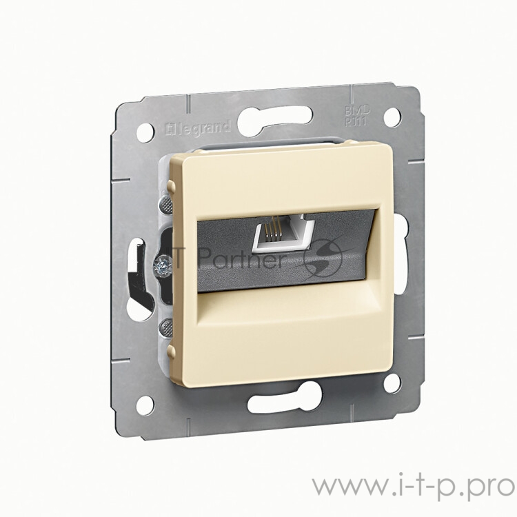 Розетка Роз RJ11 - 1 вход, сл.к.