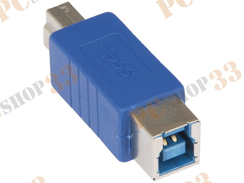 Переходник USB3.0 B-B(F) Flextron AU3-BMBF-01-P1