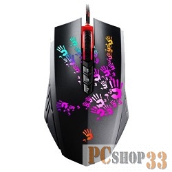 Мышь A4Tech Bloody Blazing A6 Black USB, Laser (4000dpi) Gaming (8but) 933095