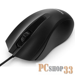 Мышь Гарнизон GM-115, USB, чип- Х, черный, 800 DPI, 2кн.+колесо-кнопка
