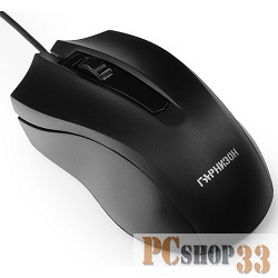 Мышь Гарнизон GM-115, USB, чип- Х, черный, 800 DPI, 2кн.+колесо-кнопка