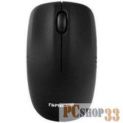 Клавиатуры, мыши Гарнизон Мышь беспров. GMW-400, чип X, черный, 1200 DPI, 2 кн.+ колесо-кнопка