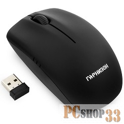 Клавиатуры, мыши Гарнизон Мышь беспров. GMW-400, чип X, черный, 1200 DPI, 2 кн.+ колесо-кнопка