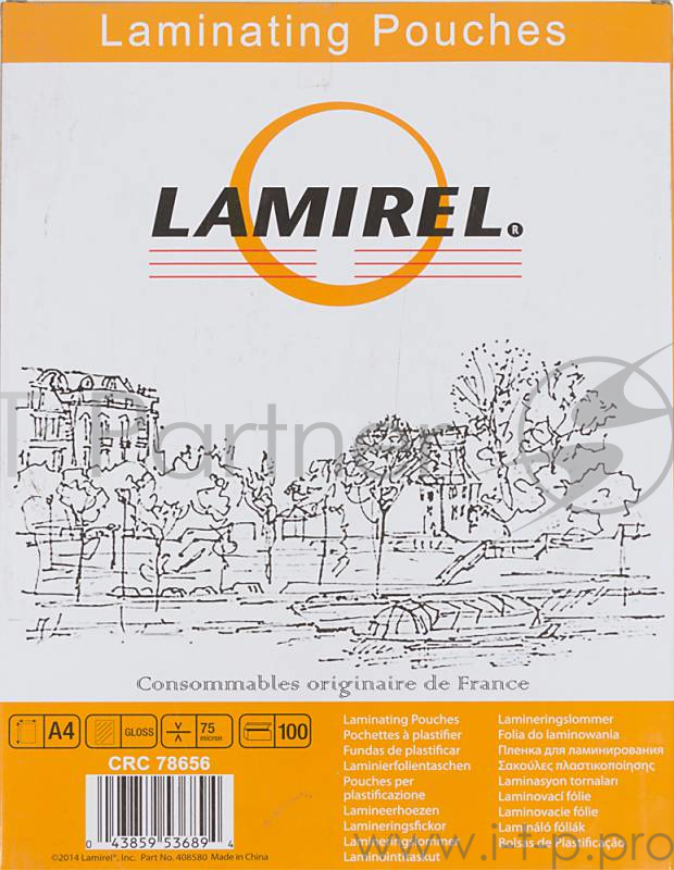 Пленка Lamirel Пленка для ламинирования LA-7865601 (А4, 75мкм, 100 шт.)