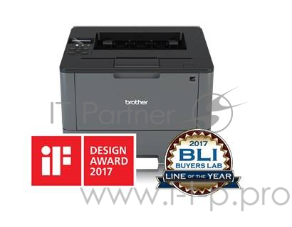 Принтер Brother HL-L5200DW (Принтер лазерный,A4, 40стр/мин, дуплекс, 256Мб, USB, LAN, WiFi (замена HL-5470DW)