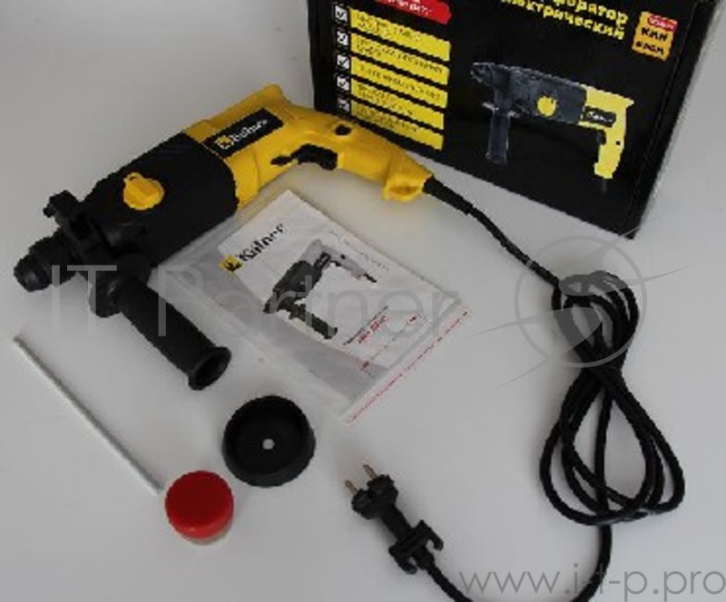 Перфоратор KOLNER KRH 680H(Перфоратор 680 Вт, SDS+, 2,2Дж,1050 об/мин, 3 режима, макс.диам.сверл(бетон) 24мм, ПВХ кабель 2м.)