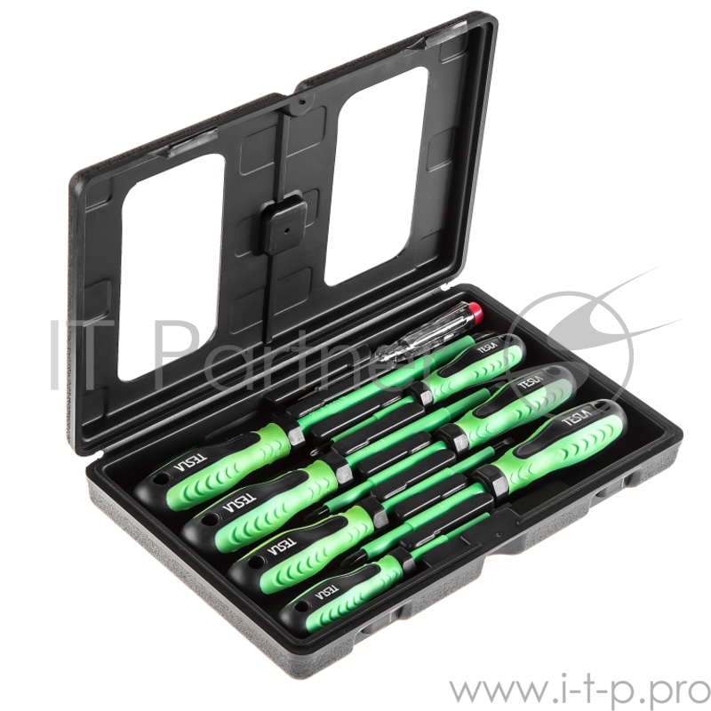 Набор диэлектрических отверток TESLA SET 4 в кейсе 8 шт.