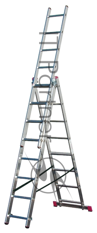 Лестница KRAUSE CORDA KS-010384 3х8 универсальная рабочая высота 5.4м