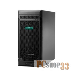 Сервер Сервер HP ProLiant ML110 Gen10, 1x 3104 Xeon-B 6C 1.7GHz, 1x8GB-R DDR4, S100i/ZM (RAID 0,1,5,10) noHDD (4 LFF 3.5'' NHP) 1x350W NHP NonRPS, 2x1Gb/s, noDVD, iLO5+OVStd, Tower-4,5U, 3-3-3 (878450-421)