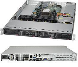 Сервер Сервер.платформа SuperMicro SYS-5019P-WT 1U 1xS3647 TDP205W 4LFF 2x10GbE 2xFH 1xLP 1x600W