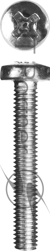 Винт ЗУБР DIN 7985, M5 x 35 мм, 5 кг, кл. пр. 4.8, оцинкованный 303150-05-035