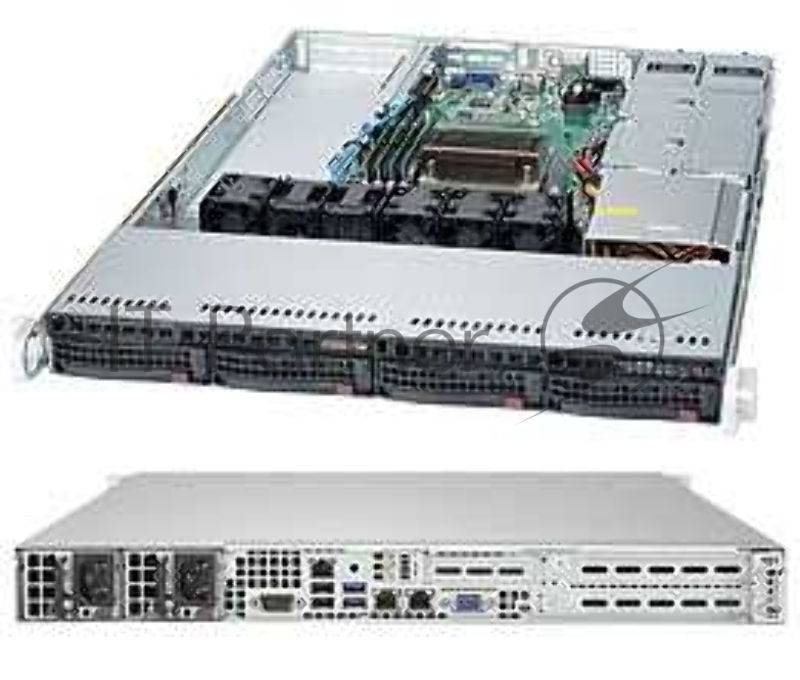 Сервер Supermicro Superserver SYS-5019S-WR, Single SKT, WIO, C236 chipset, 4 x DIMMs, 4 x 3.5