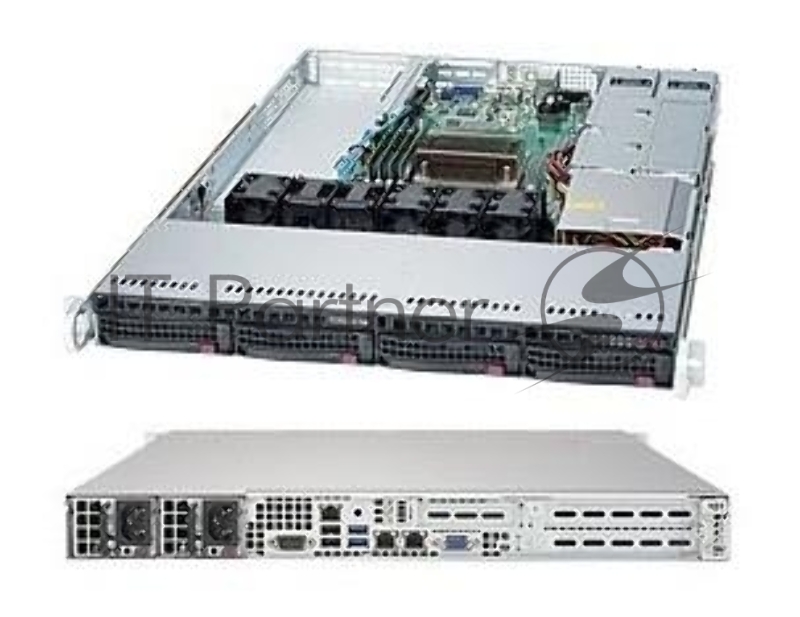 Сервер Supermicro Superserver SYS-5019S-WR, Single SKT, WIO, C236 chipset, 4 x DIMMs, 4 x 3.5