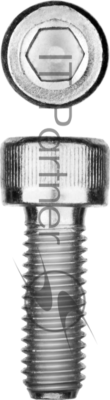 Винт ЗУБР DIN 912, М6x16 мм, 5 кг /920 шт./, кл. пр. 8.8, оцинкованный, 30318-06-016