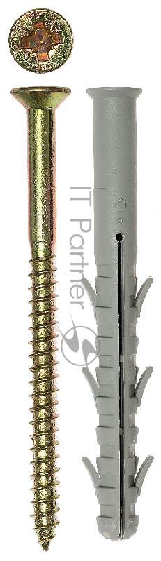 Рамный дюбель Зубр нейлоновый, шестигранная головка, ТФ 5, 10x100мм, 50шт 4-301475-10-100