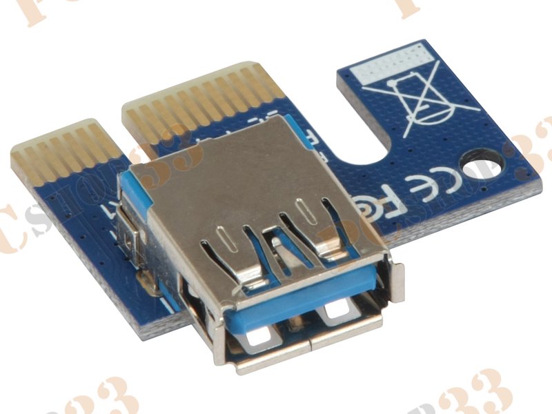 Переходник PCI-E x1->PCI-E x16 Espada EPCIeKit02