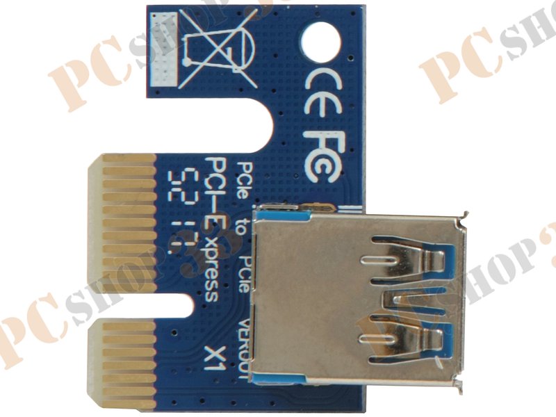 Переходник PCI-E x1->PCI-E x16 Espada EPCIeKit02