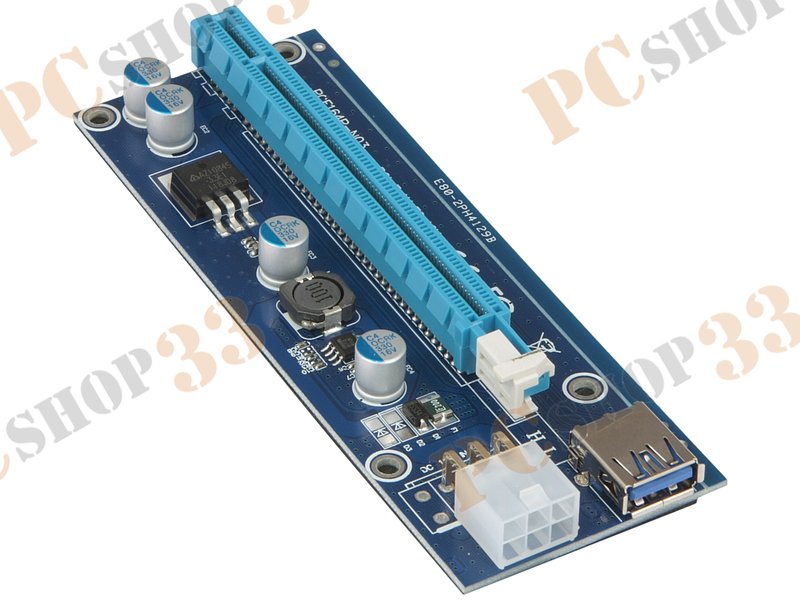 Переходник PCI-E x1->PCI-E x16 Espada EPCIeKit
