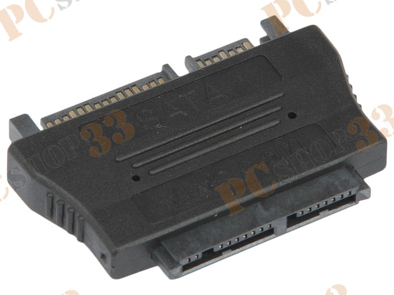 Переходник SATA данные+питание<->microSATA Espada ESA22M-SA16F-AD