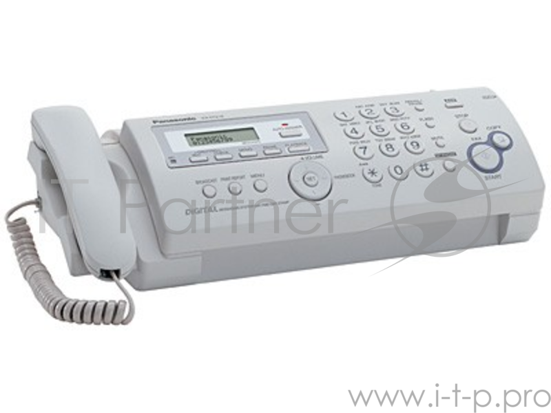 Факс Panasonic KX-FP218RU {термоплёнка,АОН,а/отв., пам. 50 ном., до 28 стр.,автоподатчик 10л.,спикерфон}