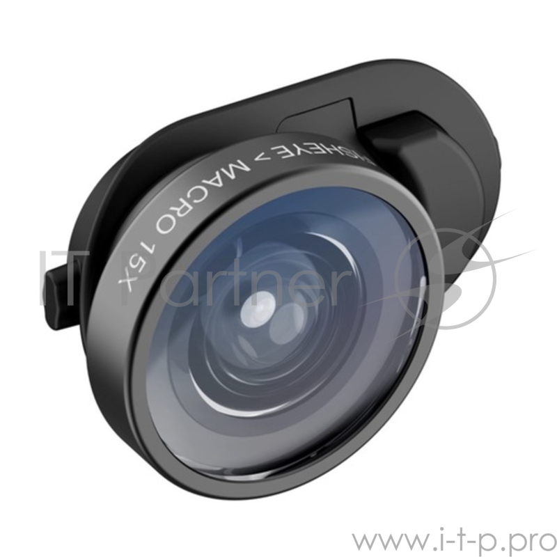 Набор линз Olloclip Multi-Device Fisheye + Super-Wide + Macro. Совместимость с большинством смартфонов.