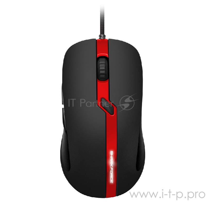 Игровая мышь Sharkoon SHARK FORCE PRO red (6 кнопок, 3200 dpi, USB)