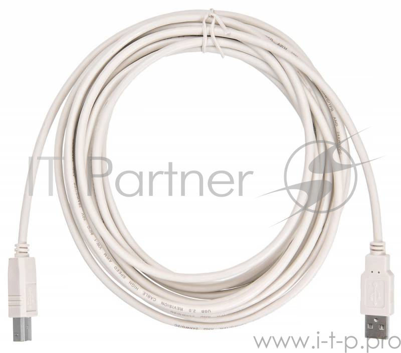 Кабель USB2.0 Buro USB A (m)/USB B (m) 5м