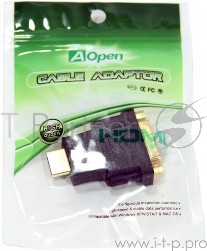 Переходник DVI-D Dual Link(F)<->HDMI AOpen ACA311