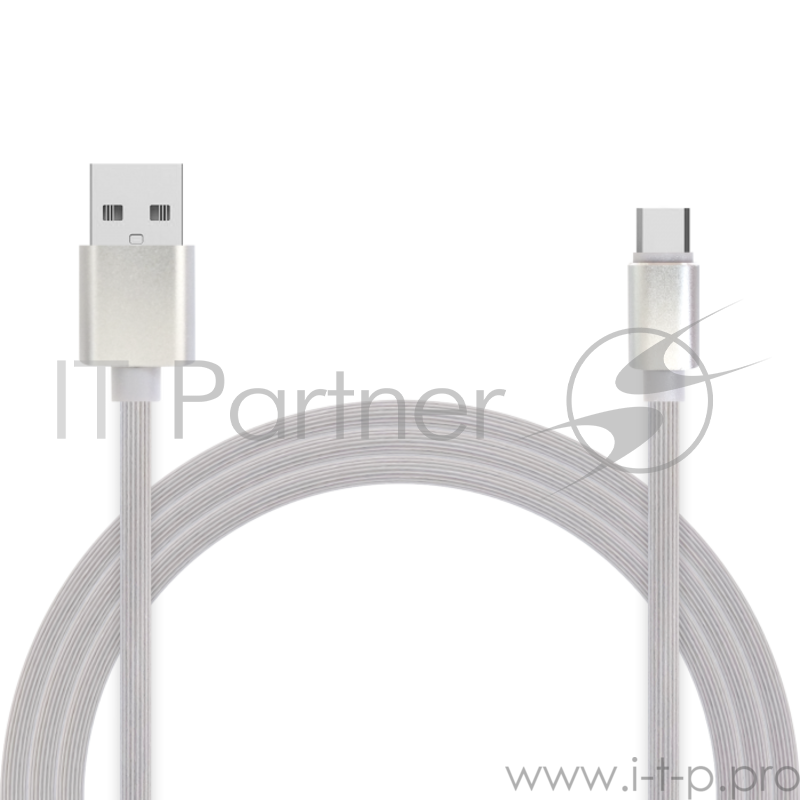 Кабель для зарядки и передачи данных Jet.A JA-DC34 2м белый (TPE, USB2.0/USB Type C, QC 3.0, 2A)
