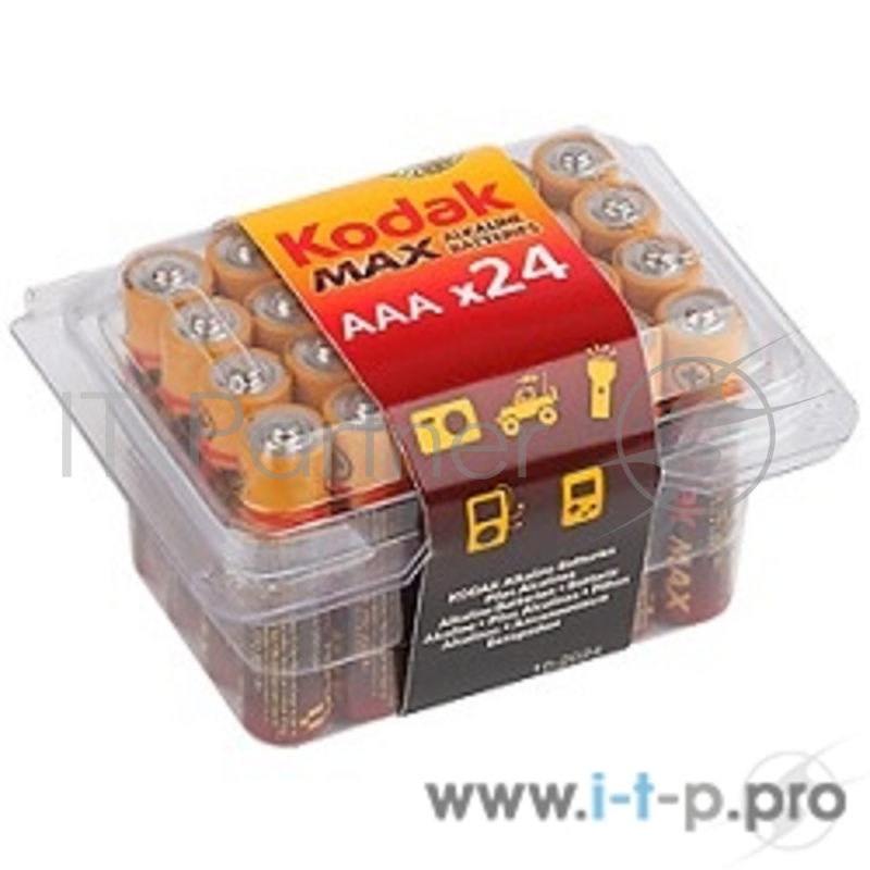 Батарейка Kodak MAX LR03-24 plastic box 24 3A PVC/ K3A24 (24/480/34560)