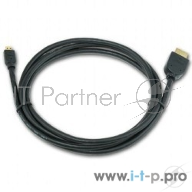 Кабель Gembird HDMI-microHDMI позол.разъемы , 19м/19м,1.8 м,черный, CC-HDMID-6