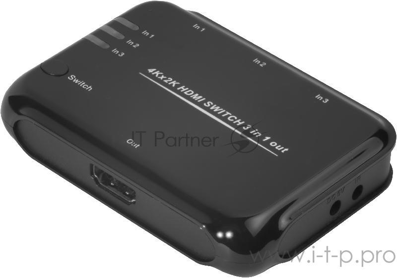 Greenconnect Переключатель HDMI 3 к 1 серия Greenline Greenconnect Переключатель HDMI 3 к 1 серия Greenline
