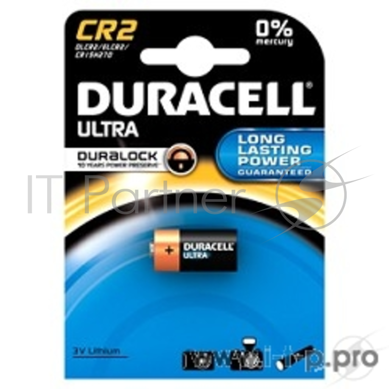 Батарейка Duracell CR2 ULTRA (10/50/6050)