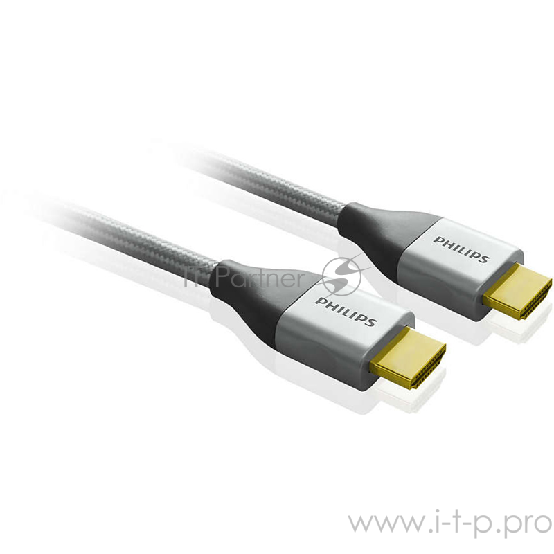 Кабель Philips/ HDMI-HDMI, 1.8м, кабель с Ethernet , 18 Гбит/с, Поддерживает разрешение 4K при частоте обновления до 50/60 Гц