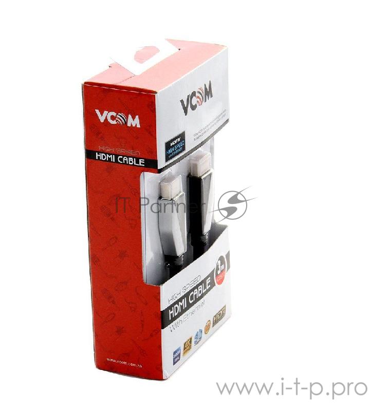 Кабель HDMI 19M/M,ver. 2.0, 4K@60 Hz 3m VCOM <CG577-3M>