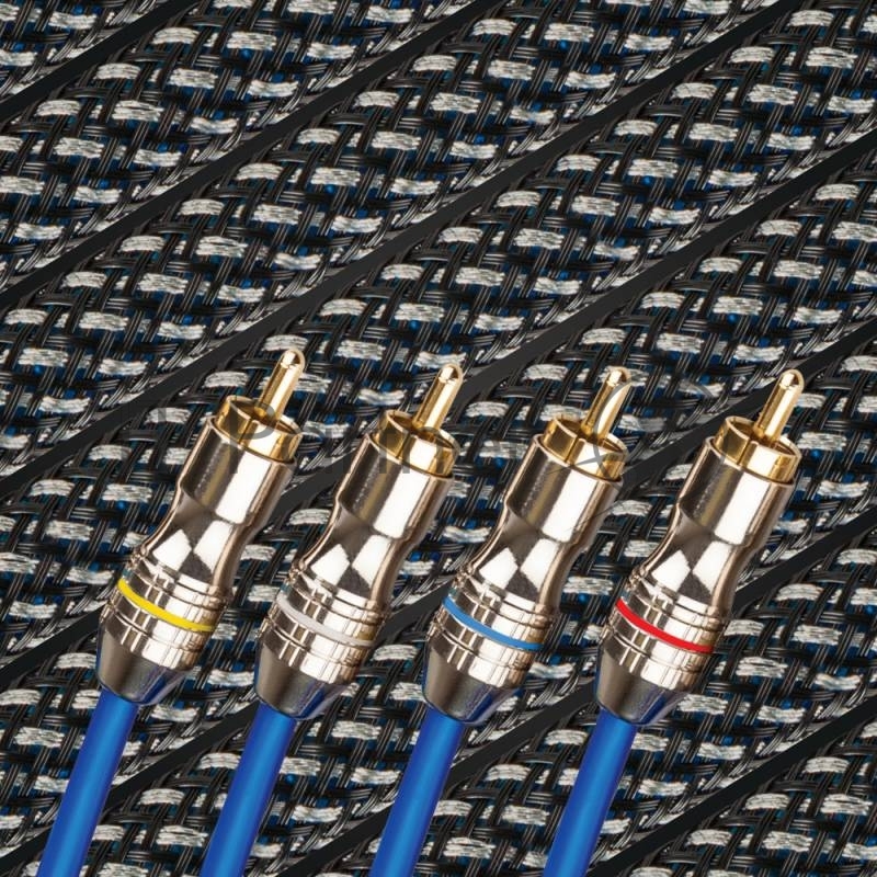 Акустический кабель Kicx RCA SCM45 5м 4-х канальный