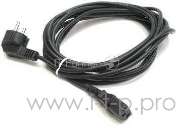 Кабель Cord Power Gembird/Cablexpert /1.8м, Schuko- C13, 4А, черный, с зазем.
