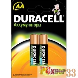 Аккумулятор DURACELL HR6-2BL 2400mAh/2500mAh (2 шт. в уп-ке)
