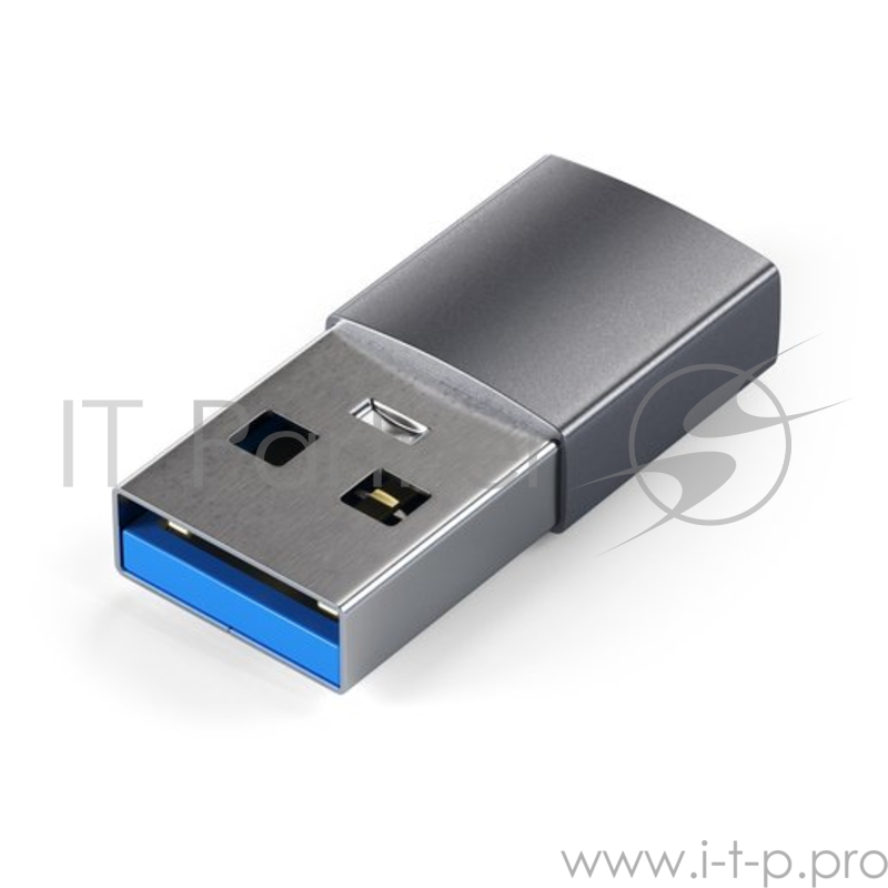 Адаптер Satechi USB Type-A to Type-C. Цвет серый космос.