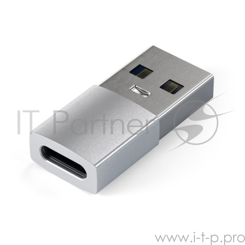 Адаптер Satechi USB Type-A to Type-C. Цвет серебристый.