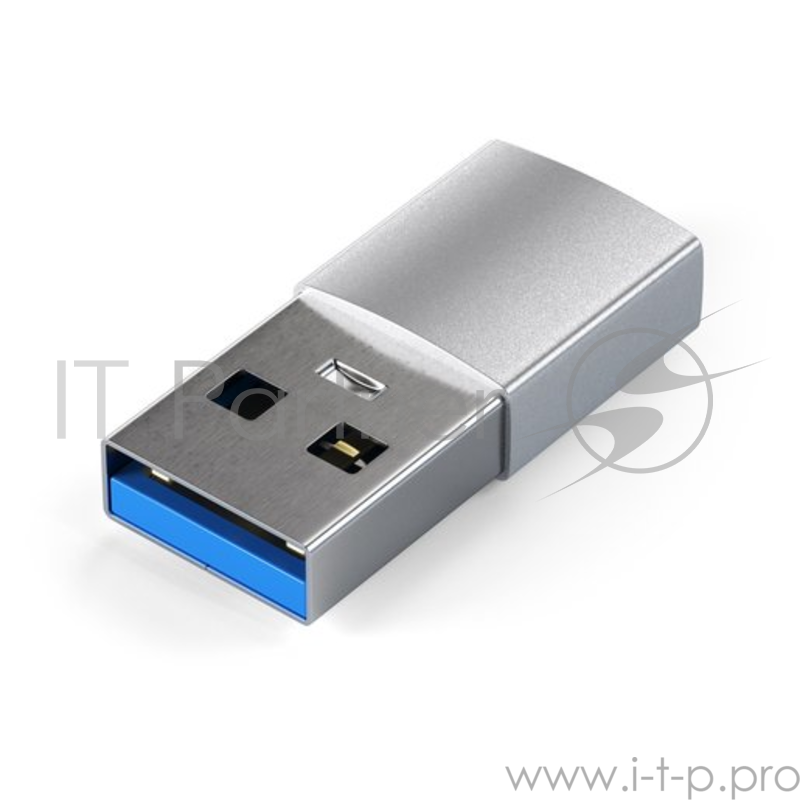 Адаптер Satechi USB Type-A to Type-C. Цвет серебристый.