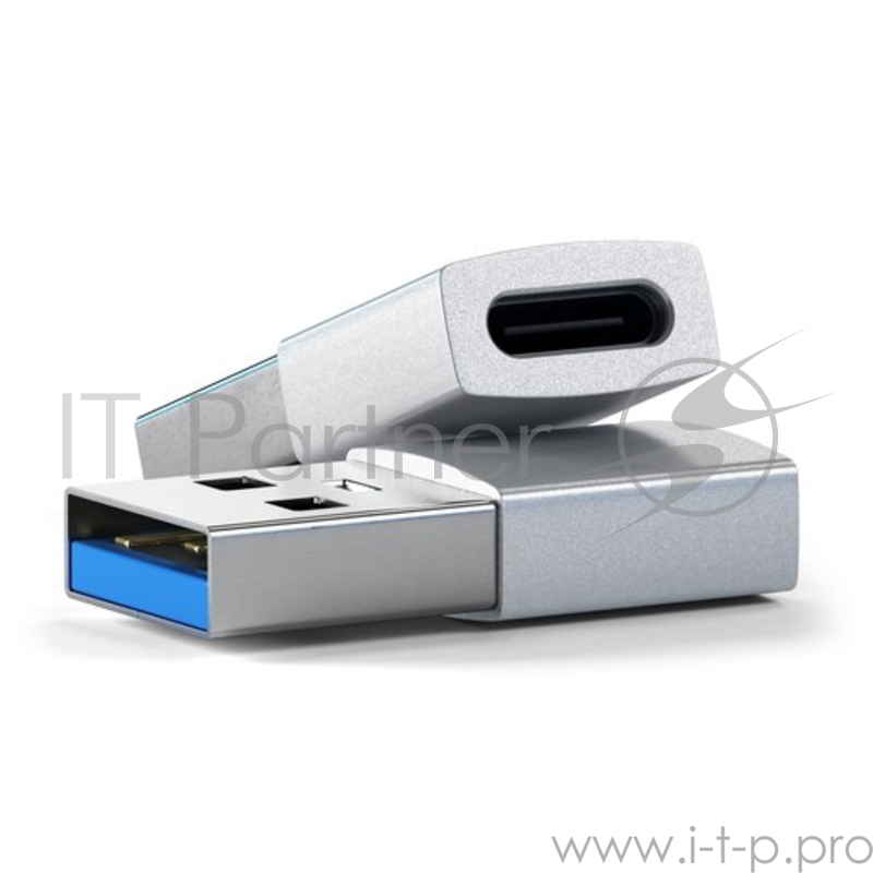 Адаптер Satechi USB Type-A to Type-C. Цвет серебристый.