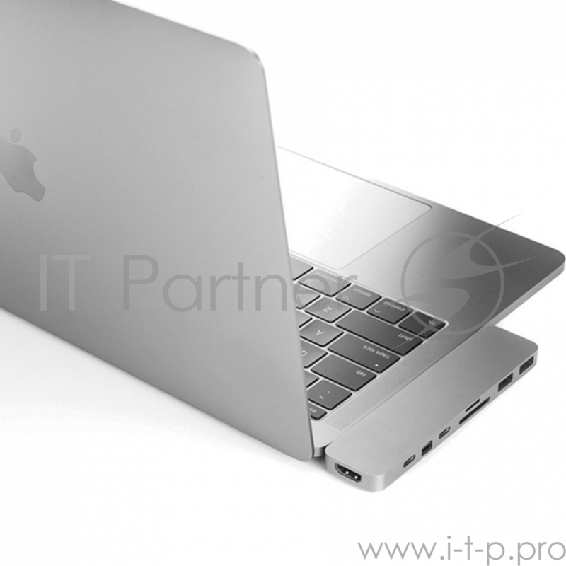 USB Хаб Hyper HyperDrive PRO 8-in-2 Hub для USB-C MacBook Pro/Air. Порты: HDMI, 2 x USB-A, Micro SD, SD, 2x USB-C Power Delivery, Mini DisplayPort. Цвет ссеребряный.