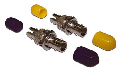 Адаптер Lanmaster LAN-ST-AM-OM3 проходнойST 50/125 OM3 (упак.:1шт)